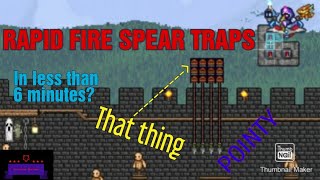RAPID FIRE SPEAR TRAPS - Terraria