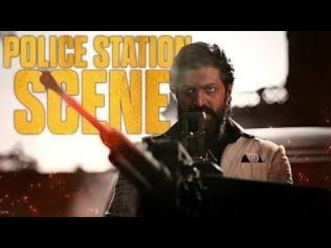 KGF 2 MOVIE POLICE STATION BLAST SCENE TELUGU  POLICE STATION SCENE IN KGF CHAPTER 2KGFCHAPTER2