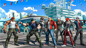 Ralf vs Clark Kyo Terry Iori Team Battle - KOF XIV