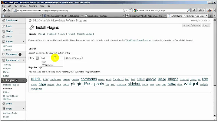 Blocking spam comments in WordPress