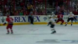 2009 Eastern Semis, BOS/CAR Game 4 - Samsonov With An Amazing Goal screenshot 1