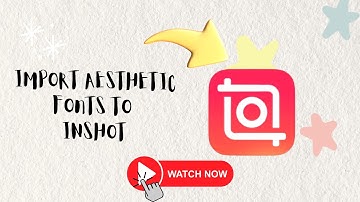 How to import aesthetic fonts to InShot | tutorial (@artbygriii)