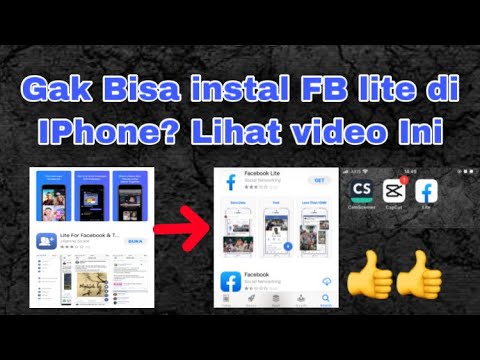 Cara download instal Fb lite di Iphone Terbaru