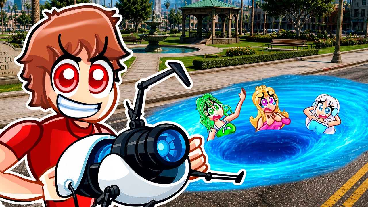 Using a Teleport Gun To Troll My Friends In GTA 5...