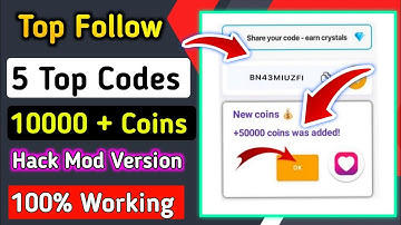 Top follow app unlimited coins 🤫 | Top follow promo code today | top follow coupon code | top follow