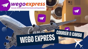 WeGo Express Courier & Cargo Services Air Cargo Import Process in Animation