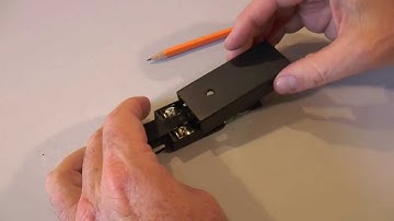 H style Dual Circuit track Standard End Power Feed overview by Total Track Lighting