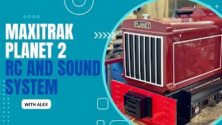 Maxitrak 7 1/4 Planet 2 Radio control and Sound system