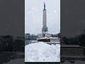 Первый снег в Латвии! #снег #зима #2023 #мороз #латвия #первый #latvija #shorts