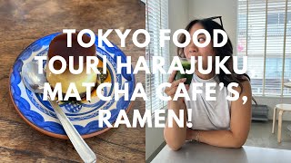 Tokyo Food Tour| Pudding, Crepe&#39;s, TangHulu, Ramen, &amp; Cafe&#39;s! [VLOG 2]