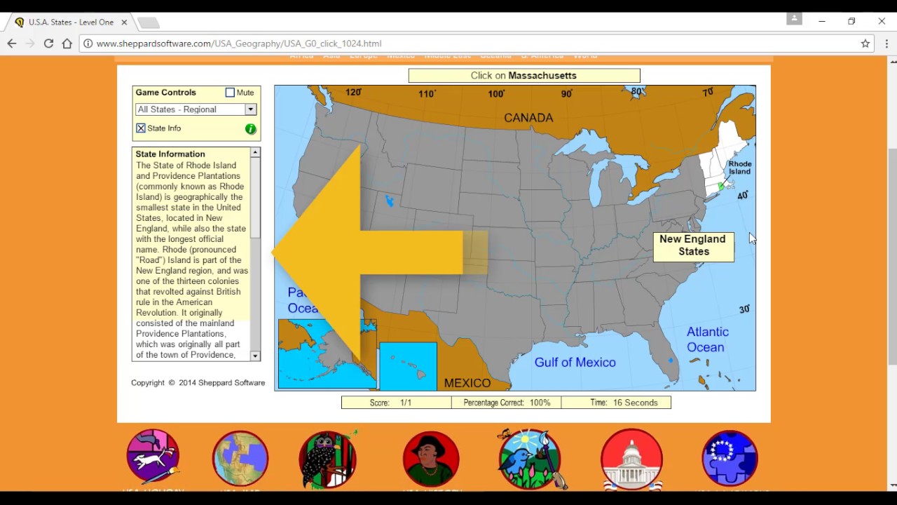 Europe Map Quiz Sheppard Software Map