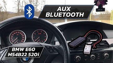 How To Install Bluetooth Adapter In BMW E60 | AUX To Bluetooth Music
