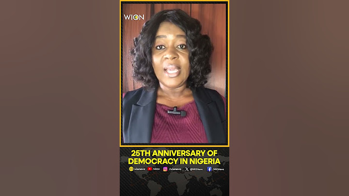 President's address to mark 25th anniversary of democracy in Nigeria | WION Shorts