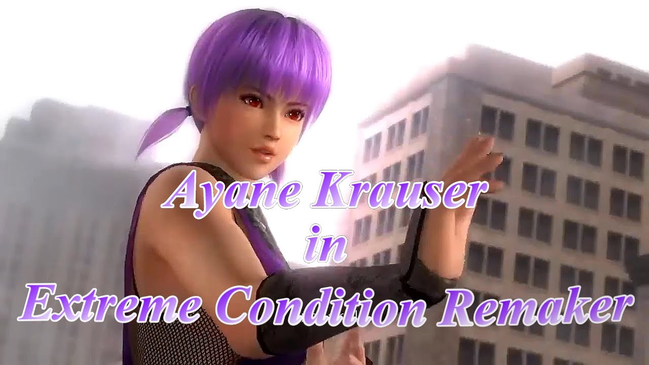 【4K DL MOD】Ayane Krauser in Extreme Condition Remaker #1 - YouTube
