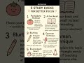 5 study hacks for better future 📚 #studytips #studymotivation #studyideas #foryou #studyhabits #fy