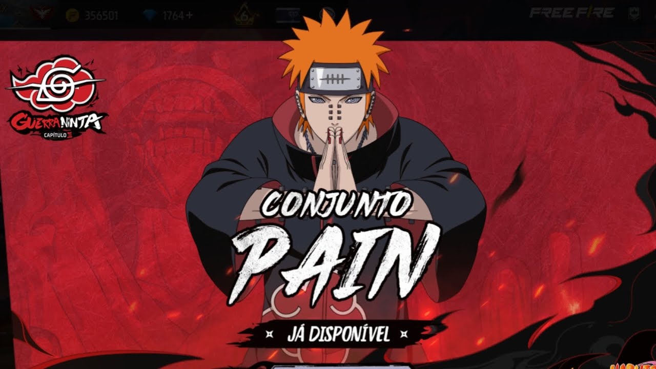 PEGANDO O CONJUNTO PAIN, TOKEN ROYALE FREE FIRE