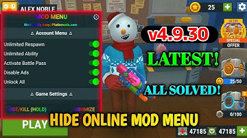 Hide Online Mod Menu Latest Version 4.9.40