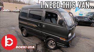 This Mitsubishi Bravo Kei Van is CRAZY!!