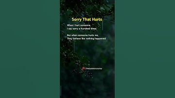 Sorry That Hurts 💔😞 | People Change When You Need Them Most #SadTruth #LifeReality