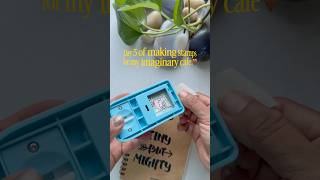 Day 5 of making stamps for my imaginary cafe 🤎 #ytshorts #shortsfeed #shortsindia #diy #punch