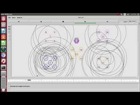 Weighted Interconnection Node Election network simulation projects