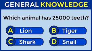 25 General Knowledge Questions! How Good Is Your General Knowledge? #challenge 13