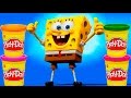 Spongebob Play doh STOP MOTION video. Animación de Bob Esponja con Plastilina