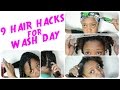 9 HAIR HACKS FOR WASH DAY! (NEW NATURALS) | LESS BREAKAGE MORE GROWTH! | THE CURLY CLOSET