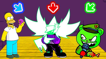 FNF Character Test | Gameplay VS Playground | GOMER, GARCELLO, DRAGON | (HAZY RIVER), FLIQPY