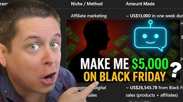 I Asked Chatgpt How To Make Money On Black Friday...