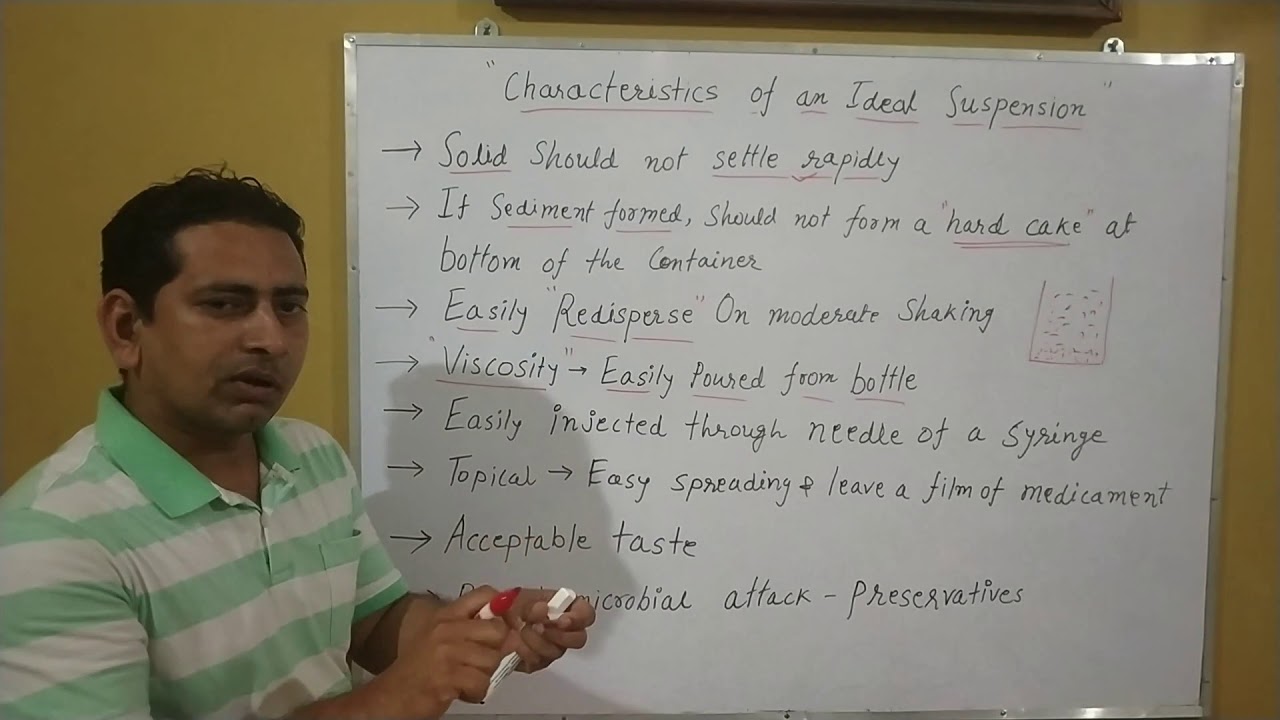 Characteristics of an Ideal Suspension Gujarati YouTube