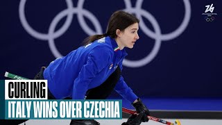 italy rolls big curling win over czechia