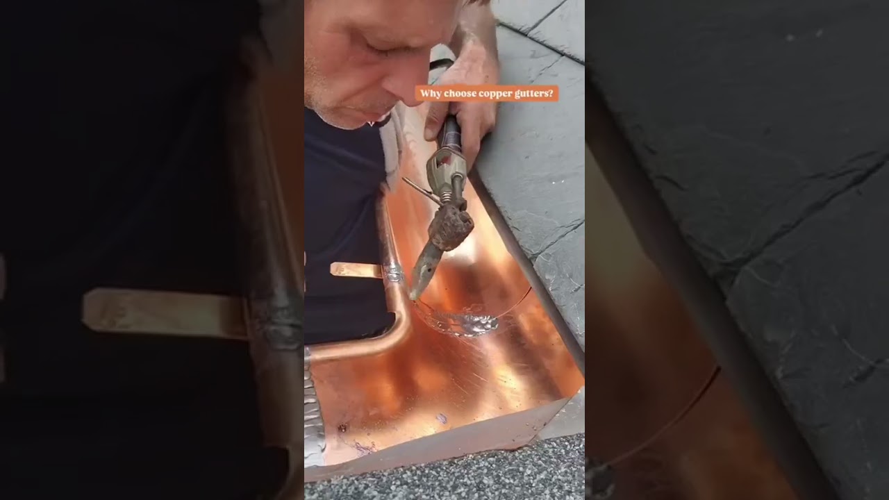 Posted • Why choose copper gutters? How about longevity, durability, aesthetic appeal, low