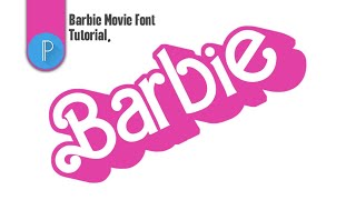 Create Barbie Movie Title card in Mobile (Pixellab) 2023