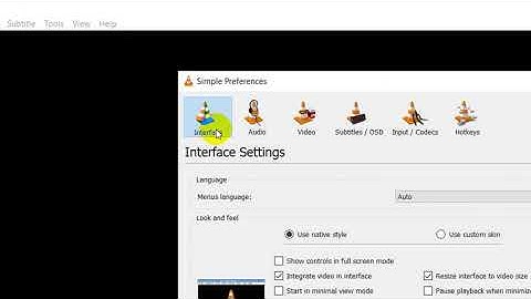 How To show Controls in Full Screen Mode In VLC