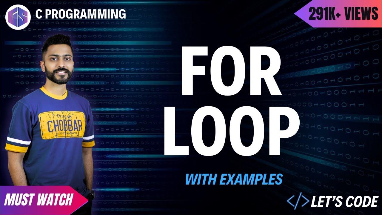 For loop in C Programming with examples - YouTube