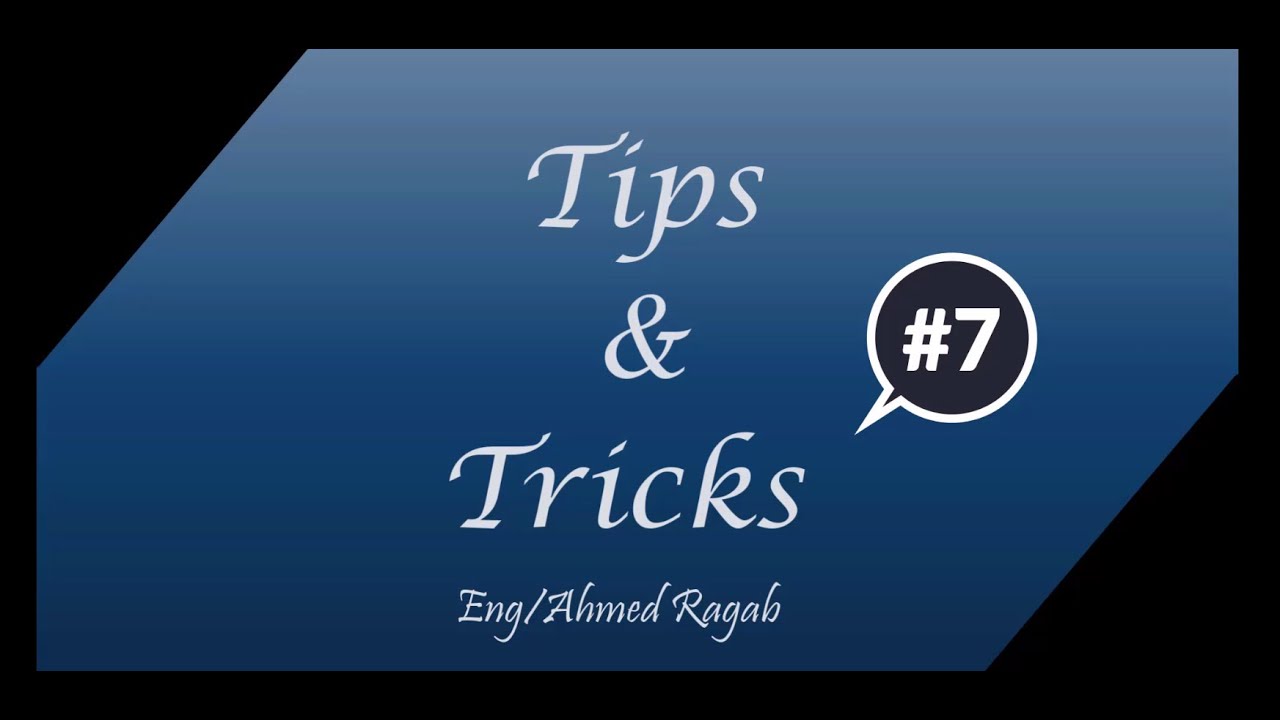 Tekla Tips & Tricks 7