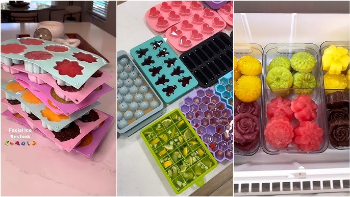 Silicone Shot Glass Ice Molds Ice Cube Trays For Freezer - Temu