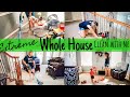 NEW EXTREME CLEAN WITH ME / TIME LAPSE CLEANING WHOLE HOUSE / CLEANING MOTIVATION