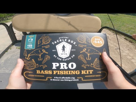 Only using what l get out of a mystery tackle box #fishingvideo #fishing #bassfeatured #blowup