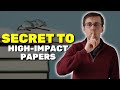 Secret to publish research papers in top journals they dont want you to know