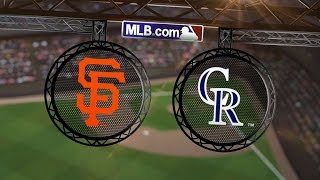 5/22/14: giants defeat rockies in game ...