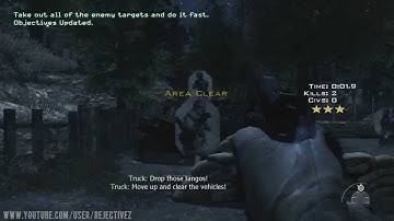 Modern Warfare 3: Spec Ops - "Stay Sharp" in 22.5 Seconds!