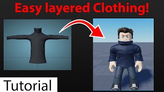 Easy Layered clothing roblox tutorial!