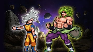 Son Goku V3 OP(All Form)(New) VS Broly DBS OP in Jump Force Mugen