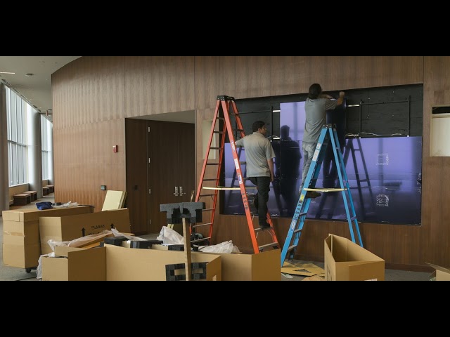 Video Wall Install - Hackensack Meridian's JSUMC Hope Tower