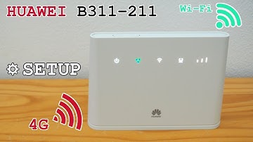 Huawei B311-211 4G Router Wi-Fi • Unboxing, installation, configuration and test