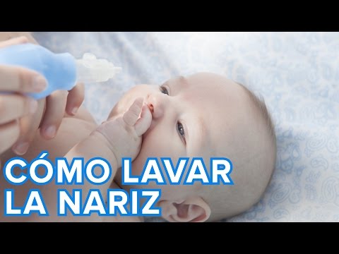 Video: Cómo Enjuagar La Nariz De Un Bebé