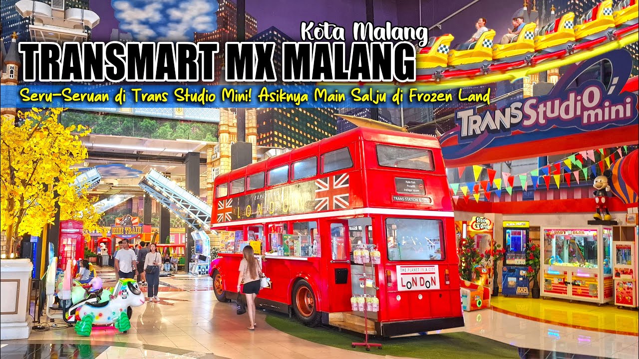 TRANSMART MX MALANG || WAHANA BARU MAIN SALJU DI FROZEN LAND