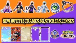 New Frames , Backgrounds , Portraits And Stickers 🤩 Pokemon Unite | Sticker , Lenses and more 👀🔥 |